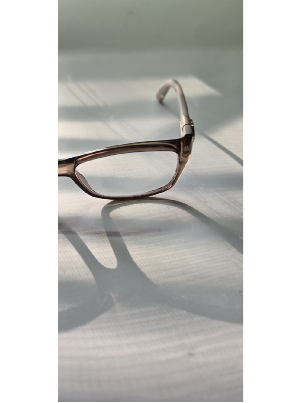 Gucci GG 3773/U Q7O Translucent Brown Beige Eyeglasses Frames Made In Italy - Picture 10 of 12